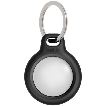 Suporte Seguro com Chaveiro para AirTag Belkin F8W973BTBLK – Preto