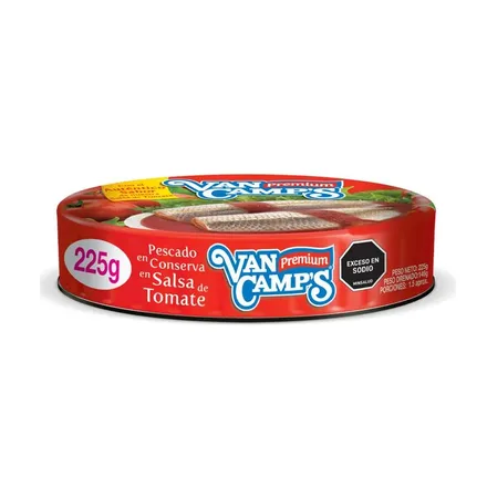 Sardinas Van Champ En Salsa Tomate 225g
