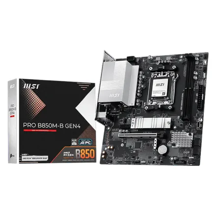 Placa Mae Msi Pro 4 Ddr 5 Socket AM5 Chipset B850 Atx
