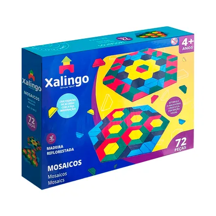 Juego Educativo Xalingo Mosaicos 72 Piezas