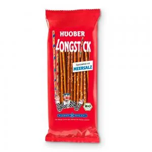 Salgadinho Pretzel Palitos Long Stick Pacote Huober 125g