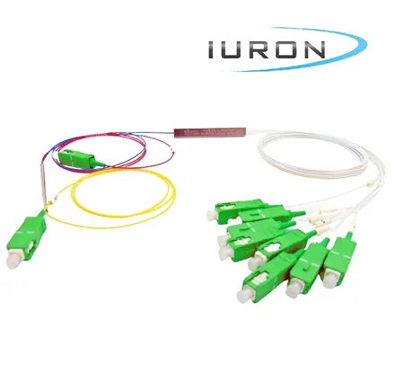 Splitter 1 2 Fbt 25 75 8 Sc Apc Plc Hibrido Iuron