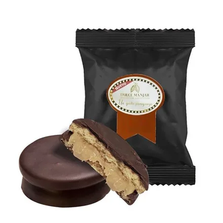 Alfajor Dulce Manjar Chocolate Leche 80g
