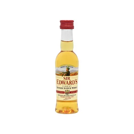 Whisky Sir Edward 8 Anos Miniatura