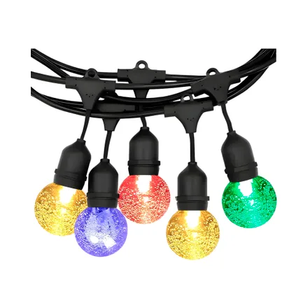 Guirnalda Luces Prolongable Ecoville EV50 Qp 1 Rgb IP65 5 10 Globo