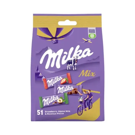 Chocolate Milka Mini Mix Con 51 Bolsa