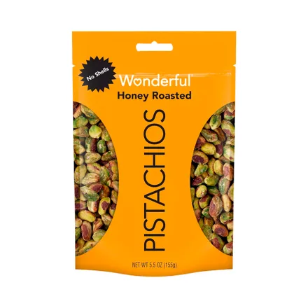 Pistacho Wonderful Honey Roasted 155 Gr