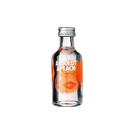 Vodka Absolut Miniatura Apeach 40