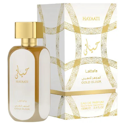 Perfume Lattafa Hayaati Gold Elixir Eau Parfum Unissex 100ml