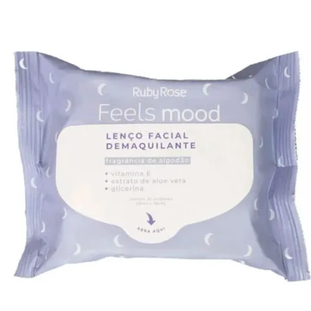 Lenco Facial Removedor Maquiagem Ruby Feels Mood Hb 201 25