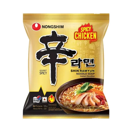 Sopa Instantanea Fideos Nongshim Spicy Chicken 120 Gr