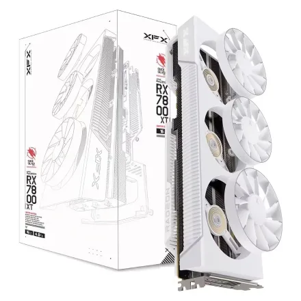 Placa Video Xfx Quicksilver Magnetic Air Radeon Rx 7800 Xt Gddr 6