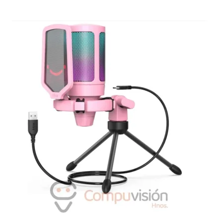 Fifine Microfono A6V Rgb Tripe