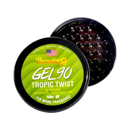 Ambientador En Gel Autos Paradise Slg 013 Tr 90 Tropic Twist