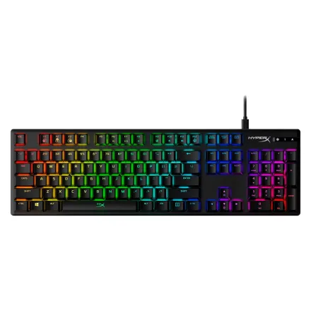 Teclado Gamer Kingston HyperX Alloy Origins RGB com Fio - Preto HX-KB6RDX-BR