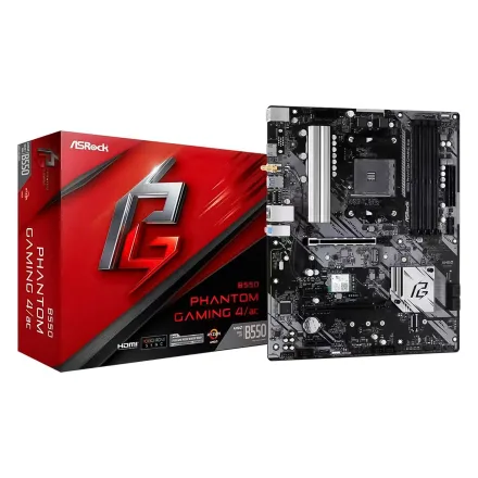 Placa Mae Asrock B550 Gaming 4 Ac Ddr Socket AM4 Chipset Atx