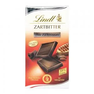 Barra Chocolate Lindt Amargo Acucar 100g