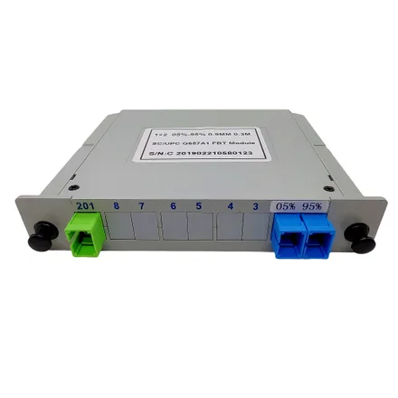 Splitter 1 2 05 95 Mm Sc Upc Fbt Modulo Pdo