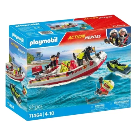 Juguete Playmobil Fireboat W/Aqua Scooter