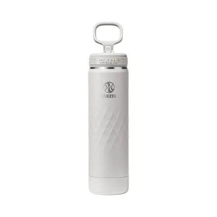 Botella Termica Takeya Sport Leakproof Straw Natural Birch 650ml