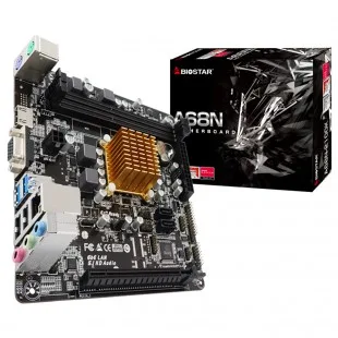 Placa Mae Processador Biostar A68N Plus E1 6010 Itx Ddr 3