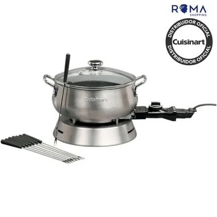 Panela Fondue Eletrico Cuisinart Cfo 8 Niveis Aco Inoxidavel