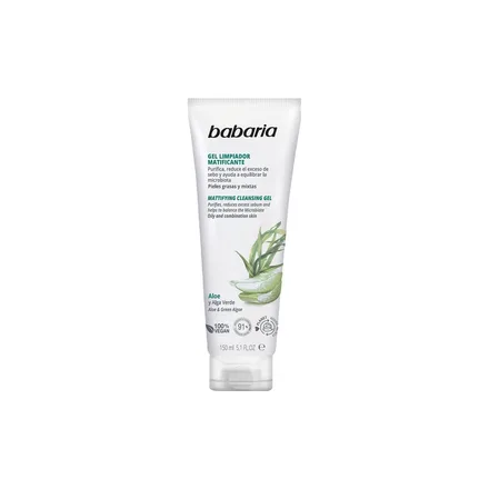 Babaria Gel Limpador Matificante Aloe Alga 150ml