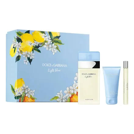 Dolce Gabbana Light Blue Femenino Eau Toilette Plus Body Lotion 100ml 10ml