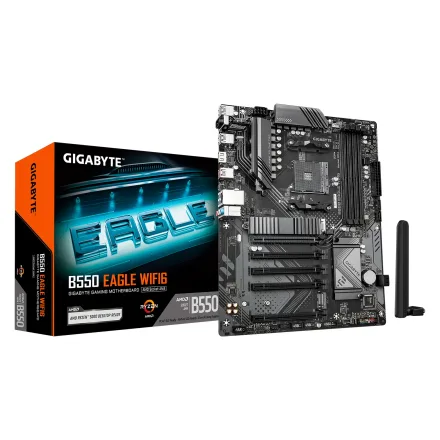 Placa Mae Gigabyte B550 Eagle 6 Ddr 4 Socket AM4 Chipset Atx