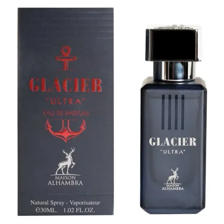Perfume Maison Alhambra Glacier Ultra Eau Parfum Masculino 30ml
