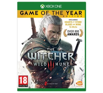 Jogo Xbox One Witcher 3 Wild Hunt Game Of Year