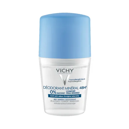 Desodorante Roll On Vichy 0 Alcohol 50ml
