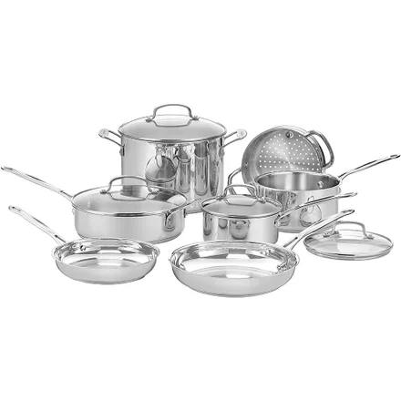 Jogo Panelas Cuisinart 77 Inox 11 11g