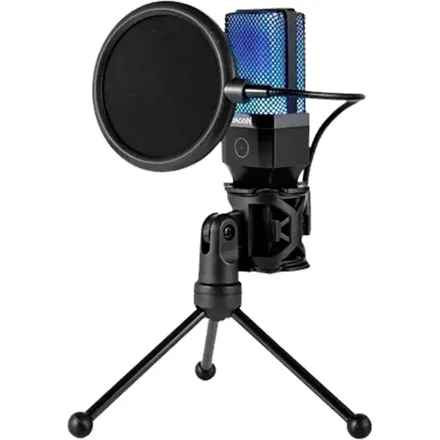 Micrófono Redragon GM212 Adne RGB/USB-C - Black