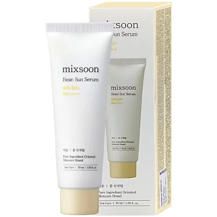 Protetor Solar Facial Mixsoon Bean Sun Serum Spf 50 Plus Pa 50ml