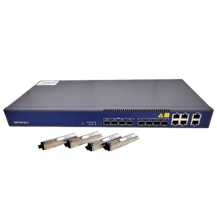 Epon Olt 4PON Dp 4 10GE Ge Sfp Uplink Ac