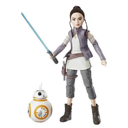 Boneca Hasbro Star Wars Rey BB8
