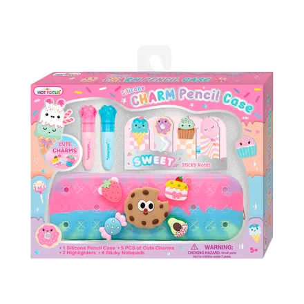 Estuche Silicone Charm Pencil Case Hot Focus 241 Sw