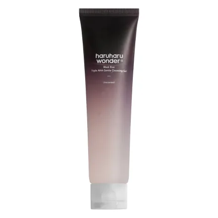 Gel Limpeza Facial Haruharu Wonder Black Rice Triple Aha Gentle Cleansing 100ml