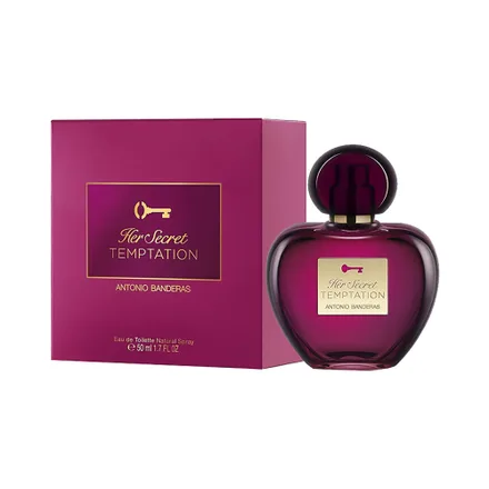 Perfume Antonio Banderas Her Secret Temptation Eau Toilette 50ml