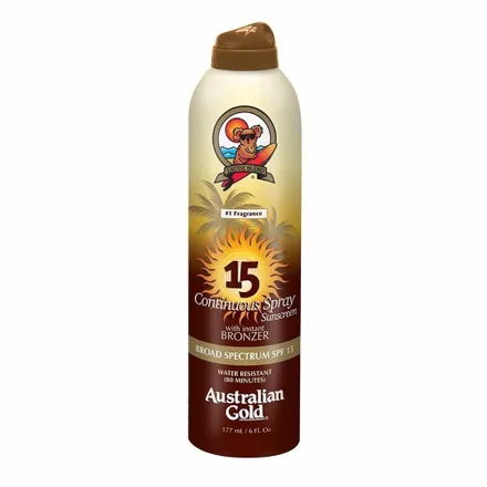 Australian Gold Spf 15 Bronzer Spray 177ml
