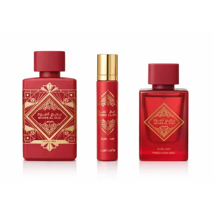 Lattafa Bade Al Oud Sublime Eau Parfum Unissex Perfume Viagem Hair Mist 100ml 12ml 50ml