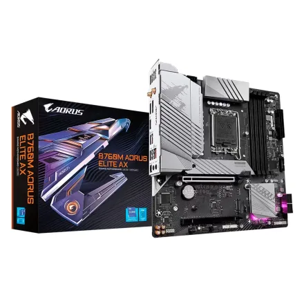 Placa Mae Gigabyte Aorus Elite Ax Ddr 5 Socket Lga 1700 Chipset B760 Atx