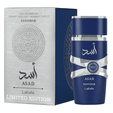 Perfume Lattafa Asad Zanzibar Limited Eau Parfum Masculino 100ml