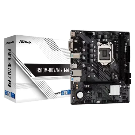 Placa Mae Asrock Hdv 2 SE Ddr 4 Socket Lga 1200 Chipset H510 Atx