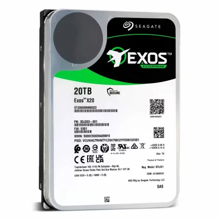 Sas Seagate Exos X20 20TB