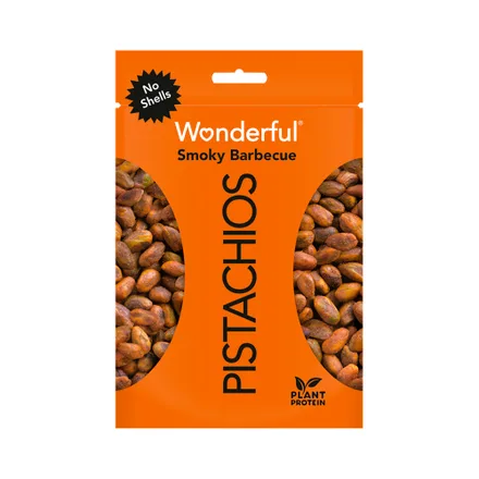 Pistacho Wonderful Smoky Barbecue 155 Gr