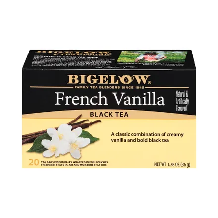 Te Bigelow Vainilla Francesa 20 Bolsitas
