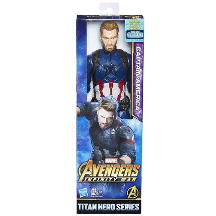 BRINQUEDO AVENGERS TITAN HERO CAPTAIN E1421