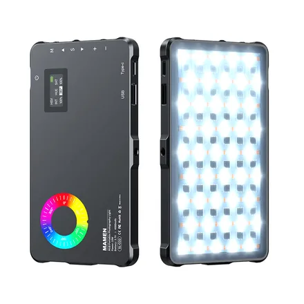 Mamen Luz Videos Sl C02 Rgb Bi Color 360